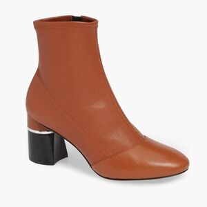 3.1 Phillip Lim Drum Ankle Bootie in Cognac